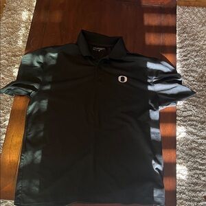 Oregon ducks golf Black Polo Shirt with Logo Nike golf